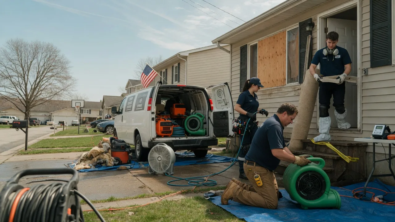 Water Damage Restoration in Davenport, ND near me